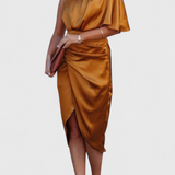 Vestido Anais Fluido con Silueta Elegante y Atemporal