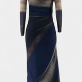 Vestido Midi Ajustado Galene con Capa