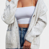 Cardigan Casual Sana con Bolsillos