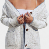 Cardigan Casual Sana con Bolsillos