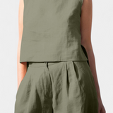 Conjunto Sin Mangas Yvanne Vintage de Verano