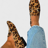 Mocasines Elegantes Rain con Patrón Grabado y Tacón Sutil
