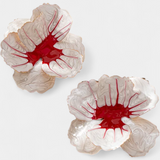 Pendientes Geométricos en Forma de Flor