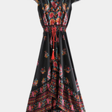 Vestido Floral Boho Chic Chiara con Cintura Ajustable