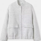 Chaqueta de Invierno Texturizada Alvera con Bolsillos