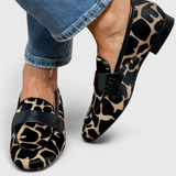 Mocasines de Cuero Annelore con Tacón Bajo y Diseño Exclusivo