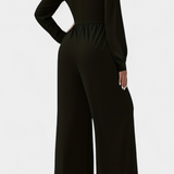 Traje Elegante Eudora para Mujeres con Escote en V