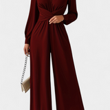 Traje Elegante Eudora para Mujeres con Escote en V