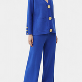 Conjunto Aireen de Punto con Cárdigan y Pantalones de Pierna Ancha