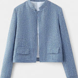 Chaqueta de Invierno Texturizada Alvera con Bolsillos