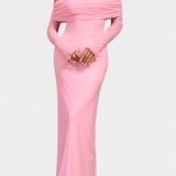 Vestido de Malla Ajustado Lorelei con Escote Recto