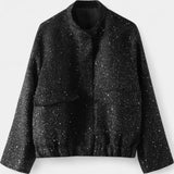 Chaqueta de Invierno Texturizada Alvera con Bolsillos