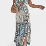 Vestido Largo Edurne con Escote Bandeau