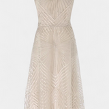 Vestido Largo Everleigh con Bordado y Corte A-Line