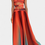 Vestido Maxi Sin Mangas Corte A Maisie