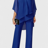 Conjunto Kitty de Dos Piezas con Diseño Off-Shoulder y Silueta Fluida