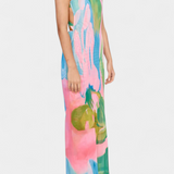 Vestido Luella Pastel con Silueta Fluida y Corte Halagador