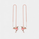 Pendientes de Pájaro de Zirconio Mezclado