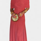 Vestido Maxi Tie-Dye de Un Hombro Jessamy