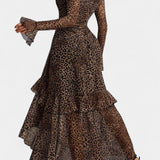 Vestido Maxi Amali con Escote Cuadrado