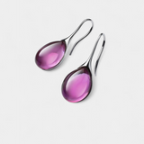 Pendientes de Cristal en Oro y Plata