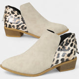 Botas Ortopédicas Janicee con Estampado de Leopardo