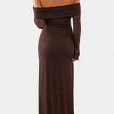 Vestido de Malla Ajustado Lorelei con Escote Recto