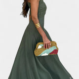Vestido Maxi Tie-Dye de Un Hombro Jessamy