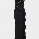Vestido Midi Cindy con Volantes Asimétricos