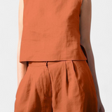 Conjunto Sin Mangas Yvanne Vintage de Verano