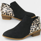 Botas Ortopédicas Janicee con Estampado de Leopardo