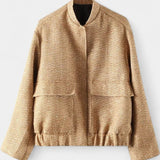 Chaqueta de Invierno Texturizada Alvera con Bolsillos