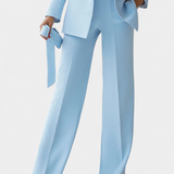 Conjunto de Blazer Urbano Julia y Pantalones de Corte Regular