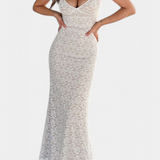 Vestido Lunara de Encaje con Espalda Abierta