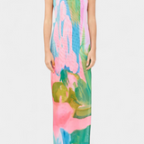 Vestido Luella Pastel con Silueta Fluida y Corte Halagador