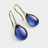 Pendientes de Cristal en Oro y Plata