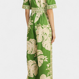 Mono Elli Verde con Estampado de Monstera