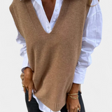 Jersey de Punto V-Neck Mairead