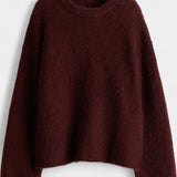 Conjunto de Suéter Oversized y Falda Midi Gia