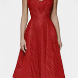 Vestido Largo Everleigh con Bordado y Corte A-Line