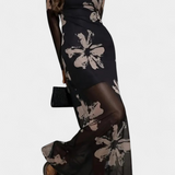 Vestido Elegante Aldona con Estampado Floral