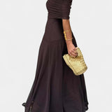 Vestido Maxi Tie-Dye de Un Hombro Jessamy
