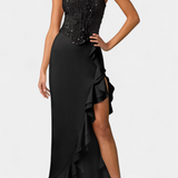 Vestido Midi Cindy con Volantes Asimétricos