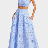 Conjunto de Encaje Floral Romántico Danitza