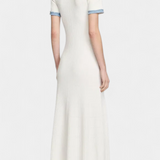 Vestido Midi de Punto Alexia con Detalle