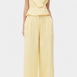 Top Asimétrico Hayden y Pantalones Palazzo