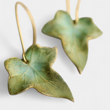 Pendientes Vintage de Hoja Verde