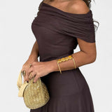 Vestido Maxi Tie-Dye de Un Hombro Jessamy