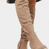 Botas de Tacón Ancho hasta la Rodilla Calliope
