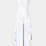 Conjunto Asimétrico Chrysoula con Pantalones Plisados